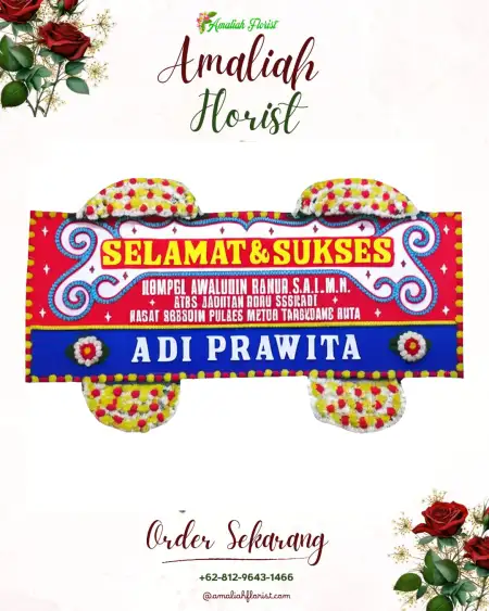 Papan Bunga Ucapan Selamat Sokoagung